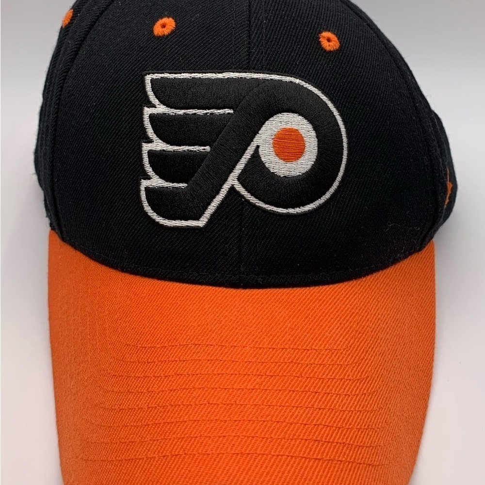 Philadelphia Flyers NHL Orange/Black Snapback Zephyr Sewn Baseball Cap Hat EUC - Picture 4 of 9